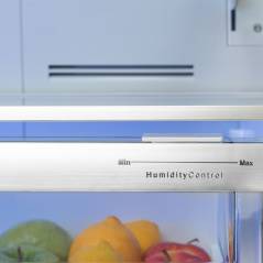 Réfrigérateur Blomberg 4 portes 535L - no frost - Verre noir - KQD1621GB