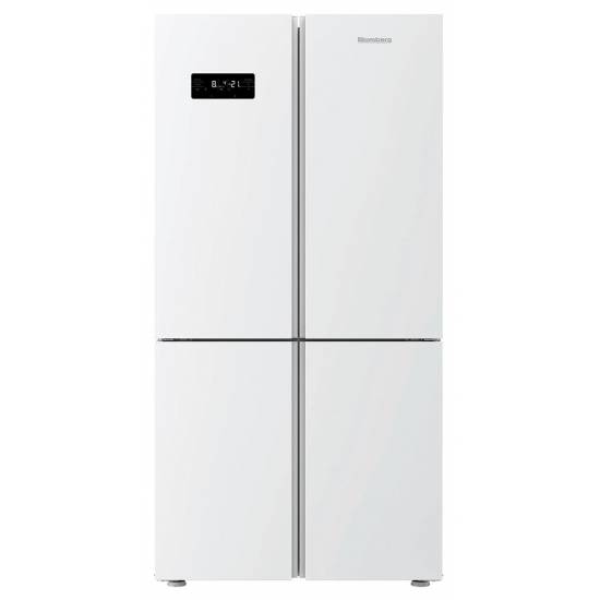Blomberg Refrigerator 4 doors 535L - No Frost - white glass - KQD1620GW