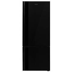 Réfrigérateur Fujicom 2 portes Congelateur en bas - 462 litres - verre noir - FJ-NF680BK