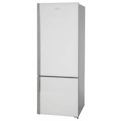 Réfrigérateur Fujicom 2 portes Congelateur en bas - 462 litres - verre blanc - FJ-NF670W