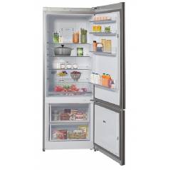 Réfrigérateur Fujicom 2 portes Congelateur en bas - 462 litres - verre blanc - FJ-NF670W