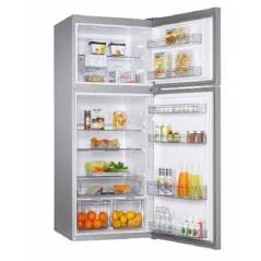Réfrigérateur NEON 2 portes Congelateur en haut - 340 litres - Argent - MINT3700NF