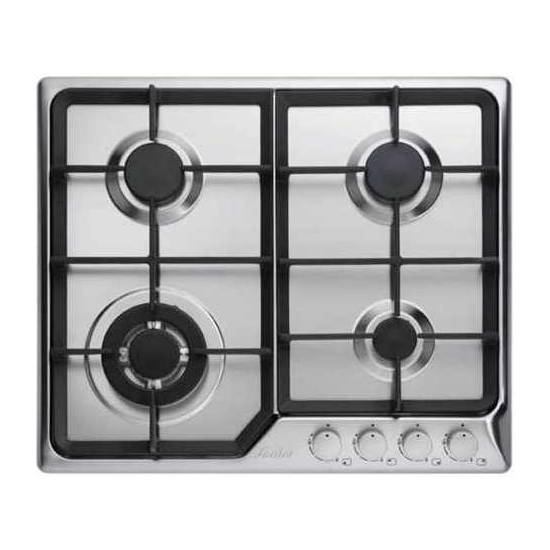 Sauter Gas Cooktops - 60cm - Stainless steel - 4 Burners - Security Sensors - SHE6010IX
