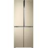 refrigerators 4 doors Samsung RF50K5920FG in stainless steel 546 L Color champagne