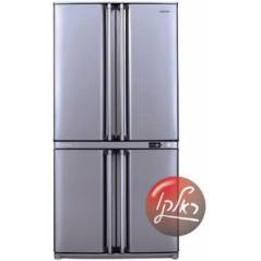 Sharp Refrigerator 4 Doors 613L -  SJ6607 - Mehadrin - Stainless Steel