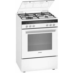 Cuisinière Siemens 66L - Wok Burner - 3D Hot Air plus - Blanc - HX9R3IH20Y