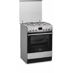 Sauter gas range 65.5L - stainless steal - turbo active - SAF1063IX