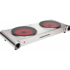Morphy Richards electric Cooktop - Double burner - 44734