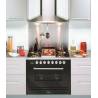 תנור אפיה משולב כיריים אילווה - סדרת היוקרה - עיצוב נוסטלגי - מגוון צבעים / גדלים - דגם Ilve pn60/ pn70/ pn80 /pn90
