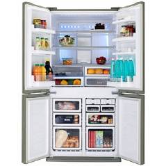 Sharp refrigerator 4 doors 615L - white - Mehadrin -  SJR8812
