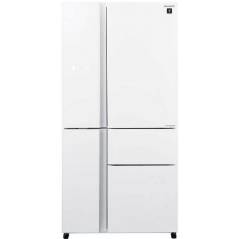 Sharp refrigerator 5 doors 661L - white - Inverter -  SJ9610W