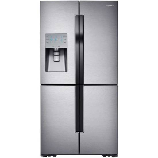 Samsung refrigerator 4 doors 857L - Platinum steel  - Kiosk - RF80K9070SR