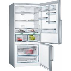 Réfrigérateur Congélateur inferieur Bosch 617L - Acier Inoxydable - KGN86AI30L