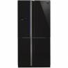 Refrigerateur 4 portes Sharp - 610 litres - Mehadrin - Revetement verre noir - SJR8911