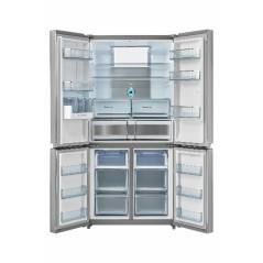 Midea Multi-doors refrigerator - 637 Liters - 90 cm - Stainless steel - HQ-840WENS
