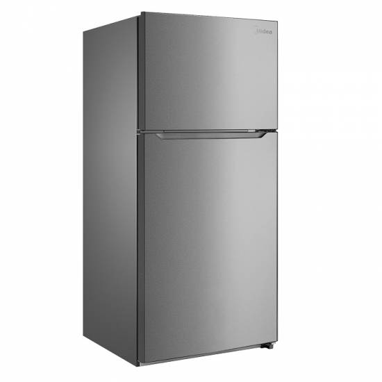Midea Refrigerator top freezer - 650 Liters - Stainless steel - HD-845FWE