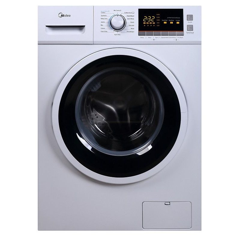 Midea Washing Machine 8kg - 1400rpm Front Loading - MFU100-U1401B 6414