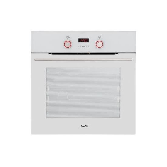 Sauter Built-in Oven 66L Pyrolysis - White - with telescopics trails  - 3900WP