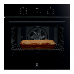 Electrolux Built-in Oven 72L -  With Pyrolysis - Made In Germany - Seamless Design - Black - EOH7427K