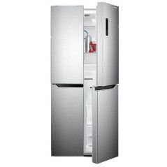 Réfrigérateur Haier 4 portes 472 L - Inverter - inox - HRF472FS