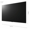 טלוויזיה OLED אל ג'י 77 אינץ' - Smart TV 4K UHD - AI ThinQ - דגם LG OLED77GX
