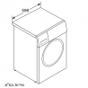 Constructa Washing Machine - 7Kg - 1200Rpm - EcoPerfect Program - Energy Rating A - CWF12N15IL
