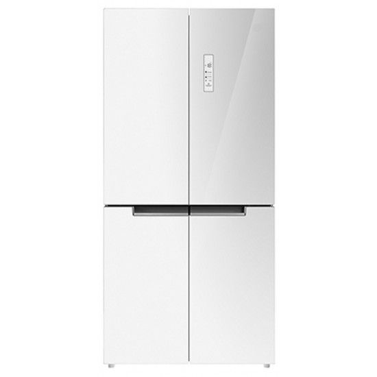 Midea Multi-doors refrigerator - 544 Liters - No Frost - White glass - HQ-627WEN(GW) 6330