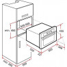 תנור בילד אין תקה משולב מיקרוגל - 40 ליטר -תוצרת ספרד - טורבו אקטיבי - דגם Teka HSC644C