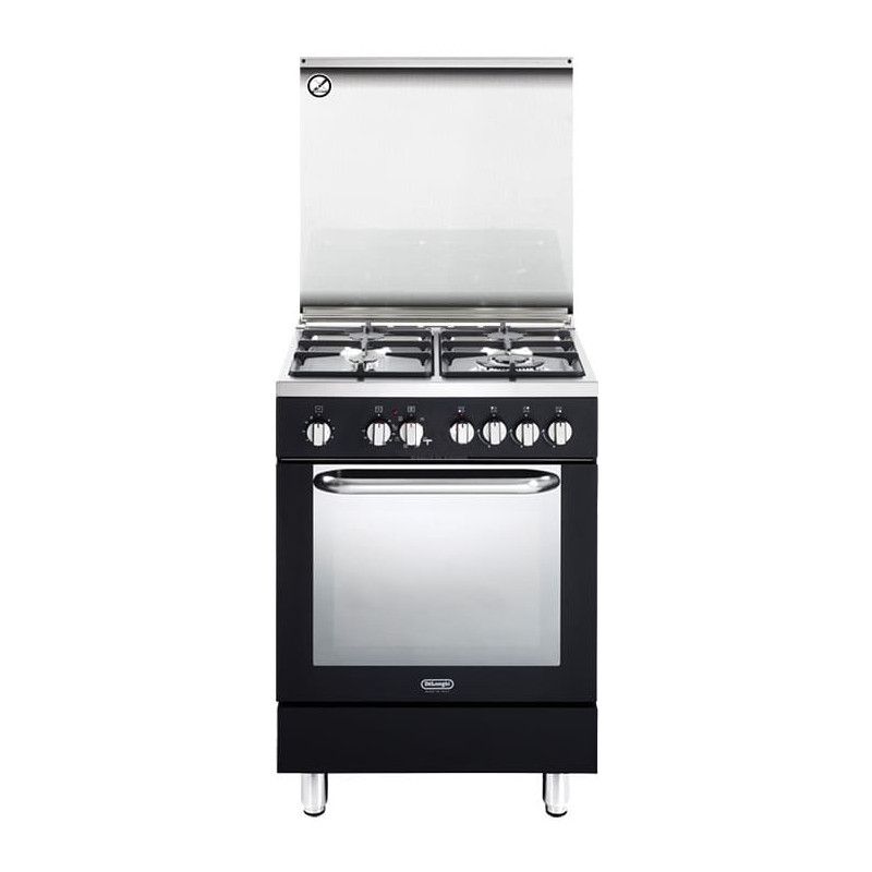 Delonghi Gas Range - Black - Made in Italy - NDS577B
