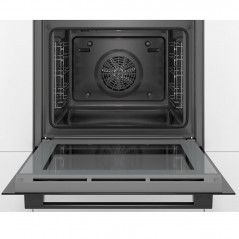 Bosch Built in Oven 71 L - Turbo 3D - EcoClean Direct - Stainless steal  - HBG533BS