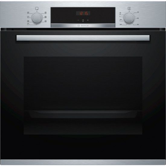 Bosch Built in Oven 71 L - Turbo 3D - EcoClean Direct - Stainless steal  - HBG533BS