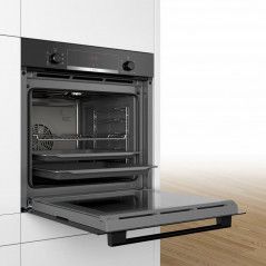 Bosch Built in Oven 71 L - Turbo 3D - EcoClean Direct - White  - HBG533BW