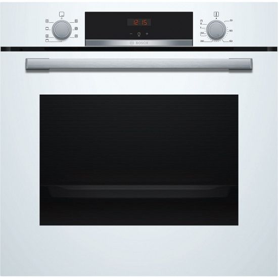 Bosch Built in Oven 71 L - Turbo 3D - EcoClean Direct - White  - HBG533BW