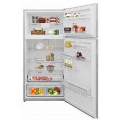 Fujicom Refrigerator 2 Doors Top Freezer - 587 liters - Stainless steel - FJ-NF643X1