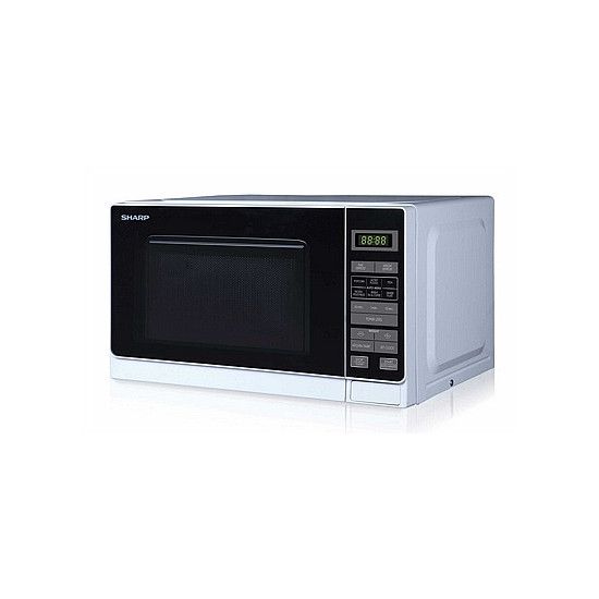 Sharp Digital Microwave - 800W - 20 Liter - White - R209