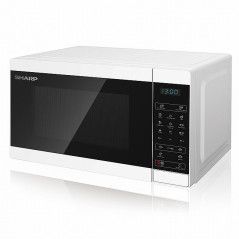 Micro-ondes digital Sharp - Grill Combine - 25 Litres - Blanc - R-709W