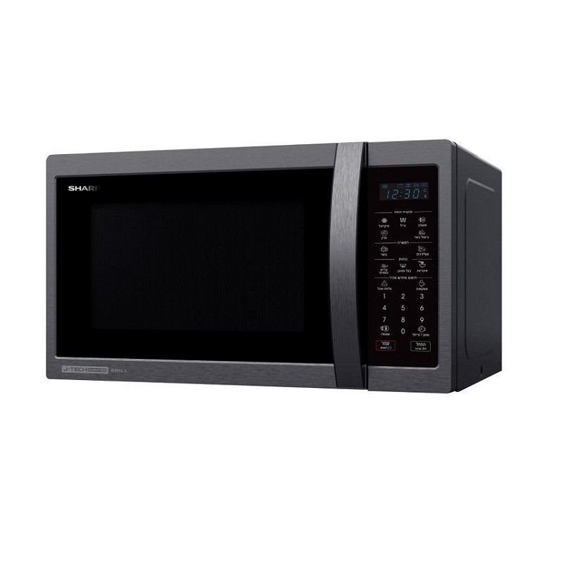 Buy online the Sharp Digital Microwave Grill 28L Black R72IZ in Israel