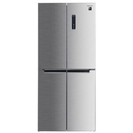 Refrigerateur 4 portes Sharp - 470 litres - Inverter - Revetement acier inoxydable - SJ-8420