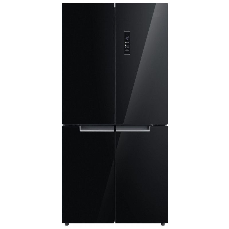 Amcor refrigerator 4 doors 506 Liters - black glass - AM4506GB