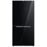 Amcor refrigerator 4 doors 506 Liters - black glass - AM4506GB