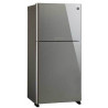 Sharp Refrigerator top freezer - 558 Liters - Glass finish - Black - SJ4355BK
