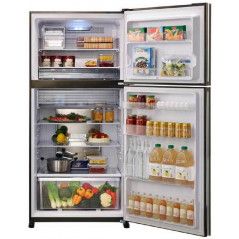 Sharp Refrigerator top freezer - 600 Liters - Beige - SJ3360BE