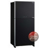 Sharp Refrigerator top freezer - 600 Liters - Black - SJ3360BK