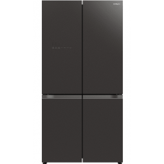 Réfrigérateur Hitachi 4 portes 569L - Inverter - Noir mat - RWB640VRS0