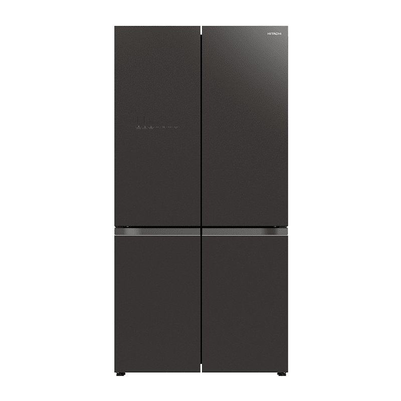מקרר היטאצ'י 4 דלתות - מדחס אינוורטר - 569 ליטר - שחור גרפיט - דגם Hitachi RWB640VRS0