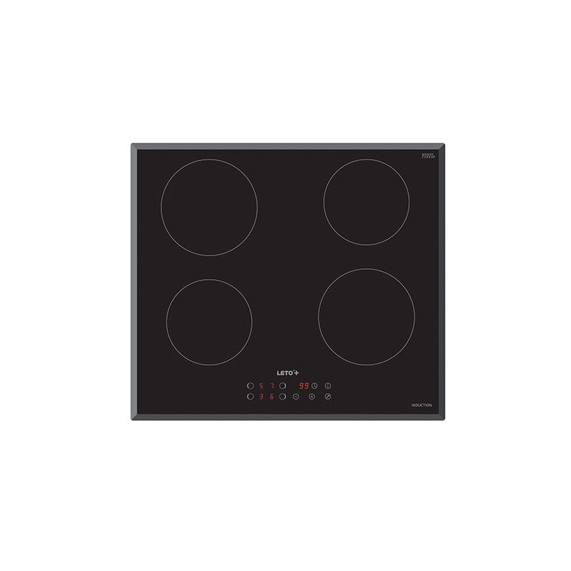 Midea Induction Cooktop - 4 Cooking Centers - 9 Heating Intensities - Model Midea MC-IF6417B1-A 6717