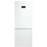 Blomberg Refrigerator Bottom Freezer 460 L - White glass - Blue Zone - No Frost - MKND3880WG