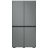 Samsung Refrigerator 4 Doors - 937 L - Triple Cooling - grey glass - RF90T9013GR