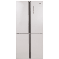 Réfrigérateur Haier 4 portes 547L - Ice Maker - Verre blanc - HRF4556FW
