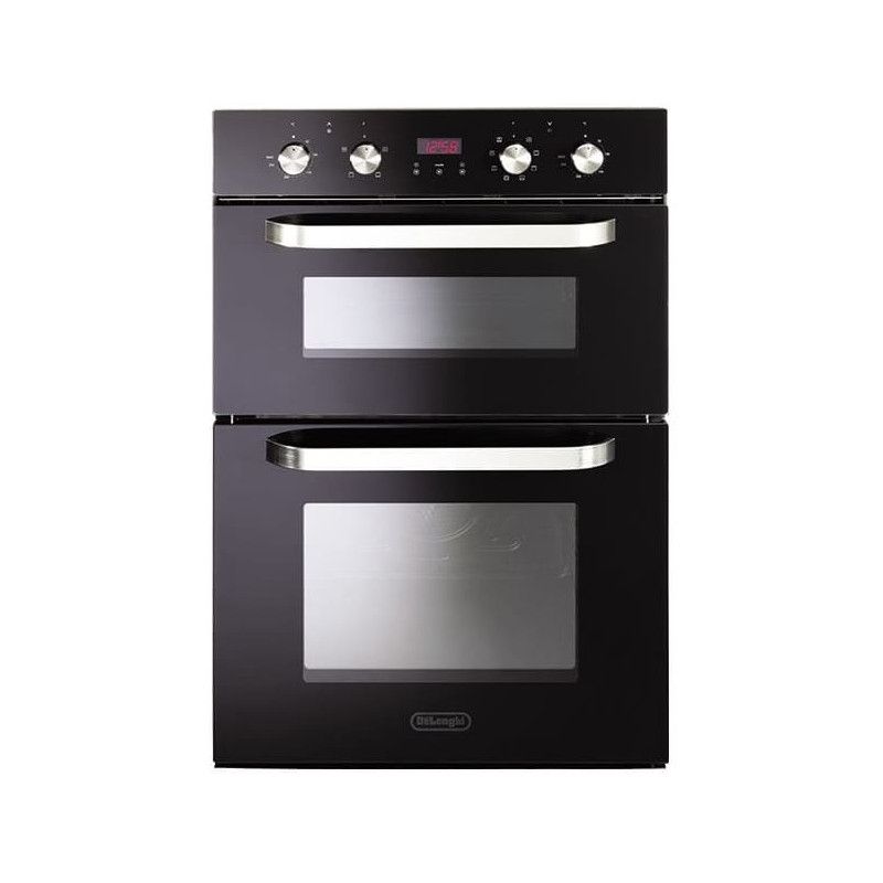 Delonghi build in oven two chamber - Made in Italy - Shabbat Function - Black - NDB6870N